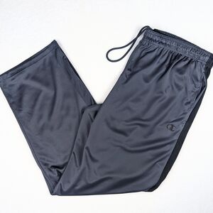 Champion Powertrain Gray W/ Black Stripe Vapor Track Pants Size 2XL
